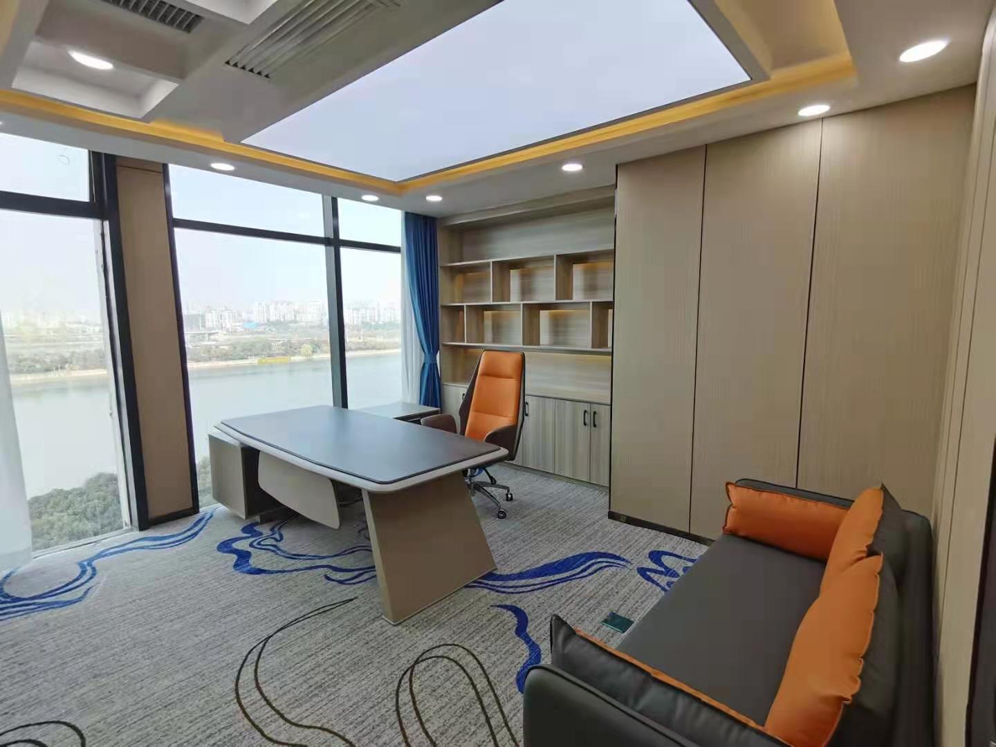 长沙万达办公室装修实景效果1